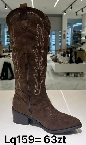 Kozaki damskie LQ159.BROWN (36/41,12par)