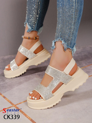 Sandały damskie CK339.BEIGE (36/41,12par)