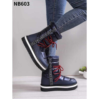 Botki damskie 7ANB603.NAVY (36/41,12par)