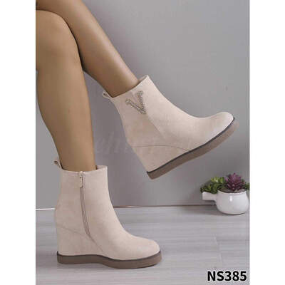 Botki damskie ocieplane NS385.BEIGE (36/41,12par)