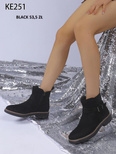 Botki damskie KE251.BLACK (36/41,12par)