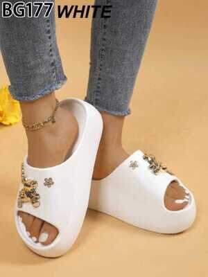 Klapki damskie 7ABG177.WHITE (36/41,12par)