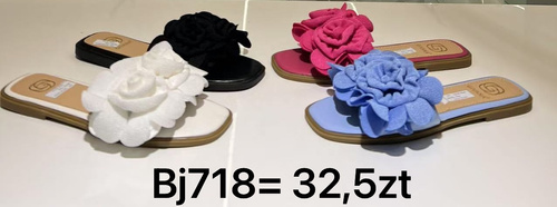 Klapki damskie BJ718.KOLORDOWYBORU (36/41,12par)