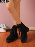 Botki damskie ocieplane NS539.BLACK (36/41,12par)