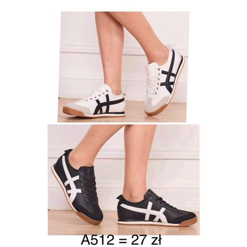 Buty sportowe damskie A512.KOLORDOWYBORU (36/41,12par)