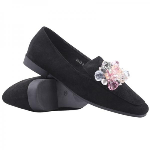 Balerinki damskie MS02-2.BLACK (36/41,12par)