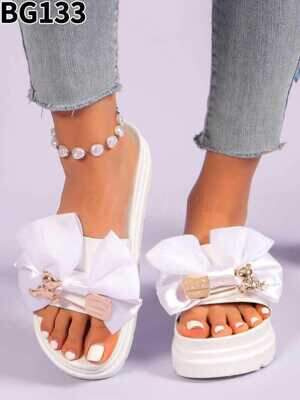 Klapki damskie BG133.WHITE (36/42,12par)