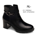 Botki damskie 7AB-3-1368.BLACK (36/41,8par)