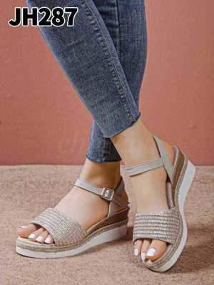 Sandały damskie 7AJH287.SILVER (36/41,12par)