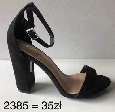 Sandały damskie 7A2385.BLACK (36/41,12par)