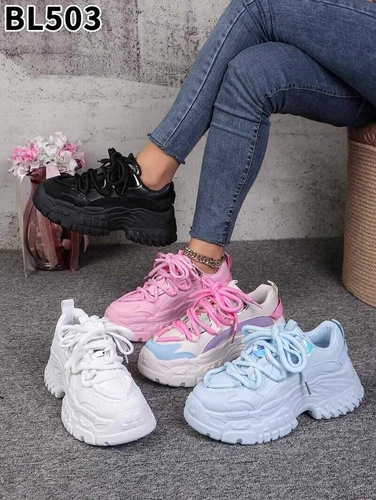 Buty sportowe damskie BL503.BLACK (36/41,12par)