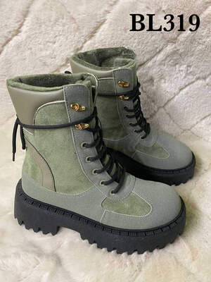 Botki damskie 7ABL319.GREEN (36/41,12par)