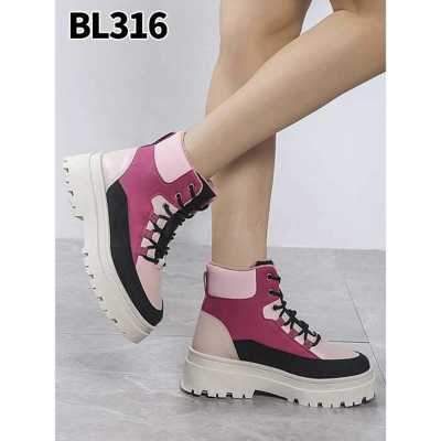 Botki damskie 7ABL316.ROSE Ocieplane (36/41,12par)