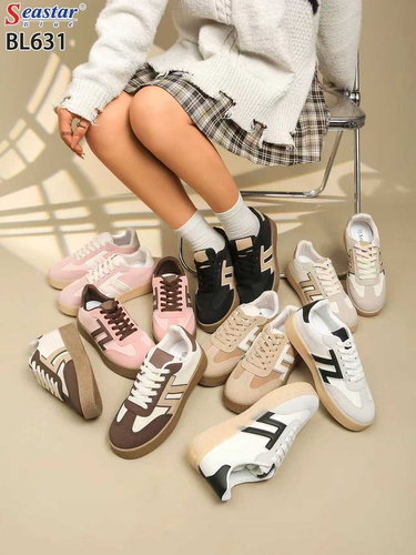 Buty sportowe damskie 7ABL631.BEIGE (36/41,12par)