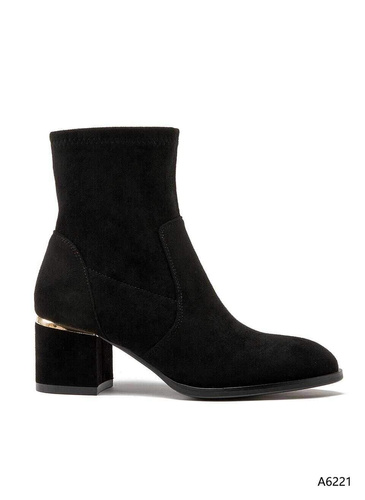 Botki damskie ocieplane A6221.BLACK (36/41,12par)
