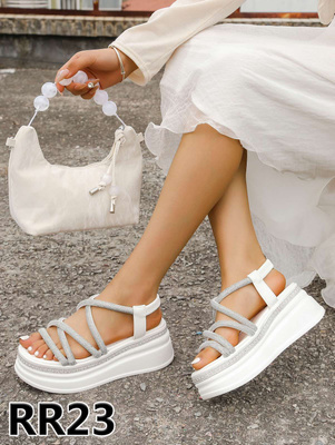 Sandały damskie RR23.WHITE (36/41,12par)