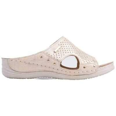 Klapki damskie DE986-9.GOLD (36/41,12par)