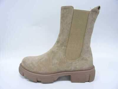 Botki damskie 7AH2217-2.BEIGE Ocieplane (36/41,12par)