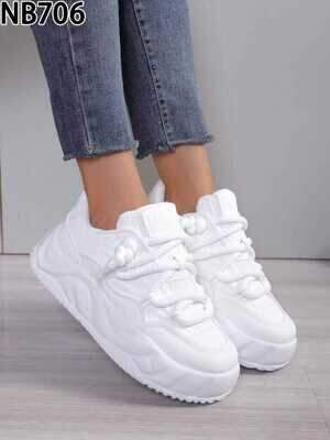 Buty sportowe damskie 7ANB706.WHITE (36/41,12par)