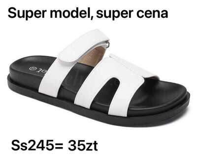 Klapki damskie 7ASS245.WHITE (36/42,12par)