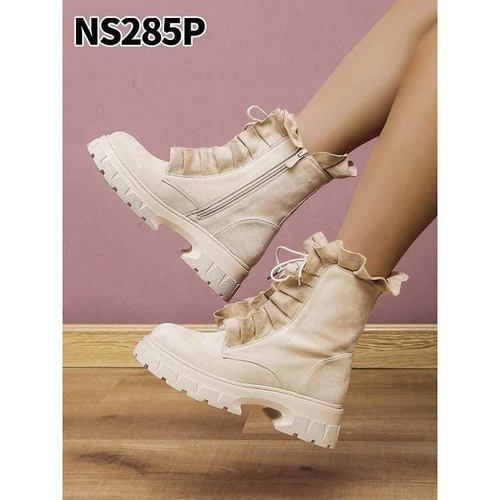 Botki damskie ocieplane NS285.BEIGE (36/41,12par)