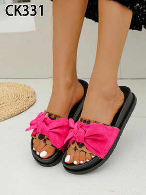 Klapki damskie CK331.FUSHIA (36/41,12par)