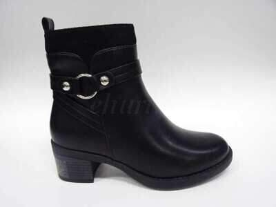 Botki damskie 7ASA186-1.BLACK (36/41,12par)