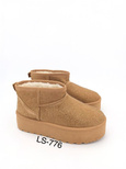 Botki damskie ocieplane  7ALS776.CAMEL (36/41,12par)