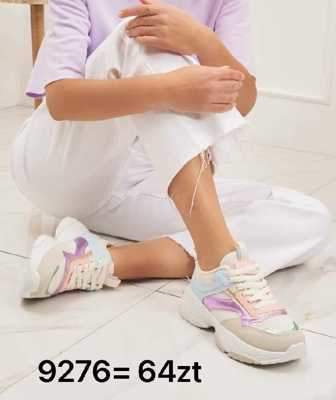 Buty sportowe damskie 7A9276.WHITE/FIOLET (36/41,12par)