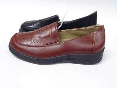 Półbuty damskie 7AE303.BLACK/BROWN (37/42,18par)