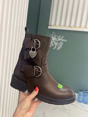 Botki damskie 7A9200.BROWN (36/41,12par)