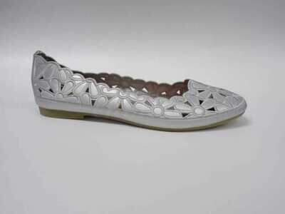 Balerinki damskie 7A3433-6.SILVER (36/41,12par)
