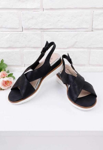 Sandały damskie DE93-1.BLACK (36/41,8par)