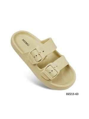 Klapki damskie 7ADZ215-63.KHAKI (36/41,12par)