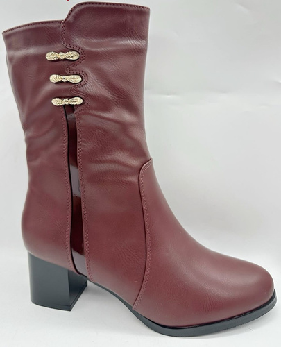 Botki damskie G3171-3.RED (36/41,12par)