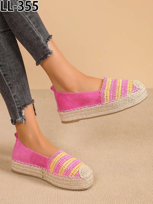 Balerinki damskie LL355.FUSHIA (36/41,12par)