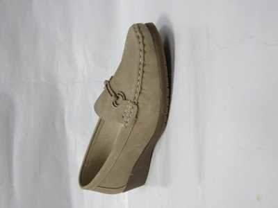 Balerinki damskie 7A121.BEIGE (36/41,12par)