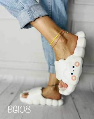 Klapki damskie 7ABG108.WHITE (36/41,12par)