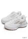 Buty sportowe damskie TL362-9.WHITE (36/41,12par)
