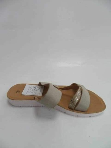 Klapki damskie 7ADH03A-3.BEIGE (36/41,12par)