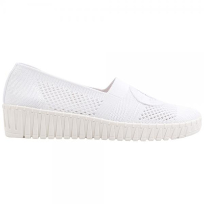 Balerinki damskie F44-6.WHITE (36/41,12par)