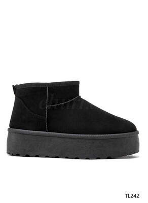 Botki damskie ocieplane TL242.BLACK (36/41,12par)