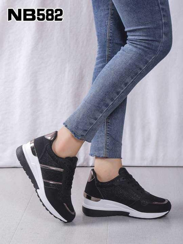 Buty sportowe damskie 7ANB582.BLACK (36/41,12par)