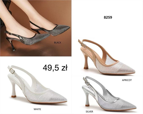 Czółenka damskie 8259.KOLORDOWYBORU (36/41 12par)