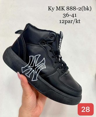 Buty sportowe damskie MK888-2.BLACK (36/41,12par)
