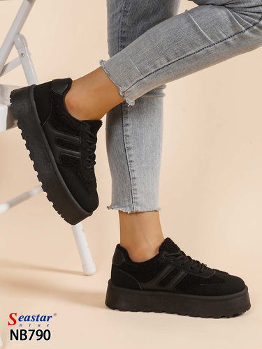 Buty sportowe damskie 7ANB790.BLACK (36/41,12par)