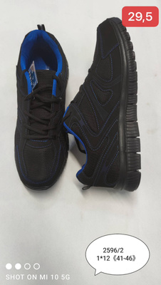 Buty sportowe męskie 2596-2.BLUE (41/46,12par)