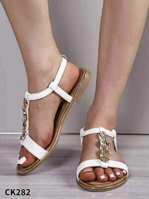 Sandały damskie 7ACK282.WHITE (36/41,12par)