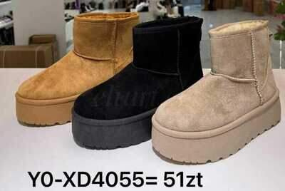 Botki damskie ocieplane 7AYO-XD4055-02.KOLORDOWYBORU (36/41,12par)