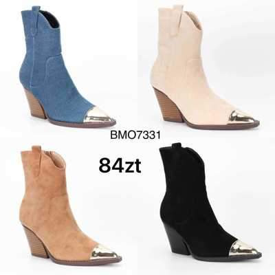 Botki damskie 7ABMO7331.KOLORDOWYBORU (36/41,12par)